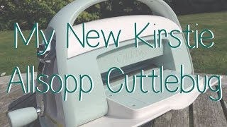 My New Kirstie Allsopp Duck Egg Blue Cuttlebug [upl. by Thant592]