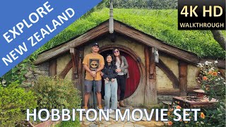 HOBBITON NEW ZEALAND  MOVIE SET TOUR  4K HD WALKTHROUGH [upl. by Ravo]