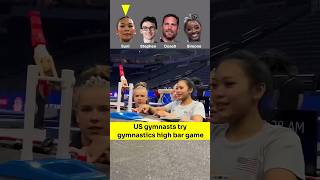 Can Simone Biles Master Gymnastic Horizontal Bar Game [upl. by Dorothy]