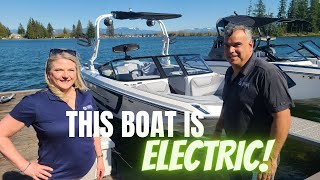 2021 Nautique GS22E Electric Boat Tour  Boating Journey [upl. by De986]