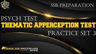 Thematic Apperception Test  TAT Practice Set 3  SSB Psychological Test Practice Set [upl. by Yvor]