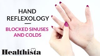 Hand reflexology for blocked sinuses and colds [upl. by Ijic567]