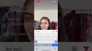 Toni Breidinger Live on TikTok 22524 [upl. by Dlorad]