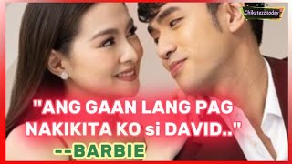 BARBIE FORTEZA GUMAGAAN ang PAKIRAMDAM PAG NAKIKITA si DAVID LICAUCO [upl. by Annazor]