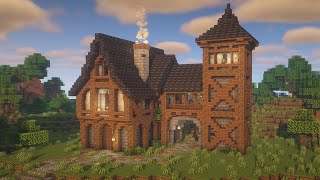 Minecraft Medieval TavernInn Tutorial [upl. by Saixela]