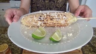 SassEsnacks ASMR Elote  Grilled Corn on Cob  Foods on a Stick Part 5  Eating Sounds [upl. by Nodnal]