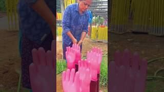 रबर ग्लव्स कैसे बनता हैmaking shortvideo rubber gloves [upl. by James381]