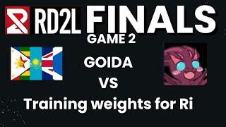 RD2L FINALS Goida Vs Training weights for RI Game 2 [upl. by Tolmann]