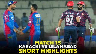 Short Highlights  Karachi Kings vs Islamabad United  Match 15  HBL PSL 9  M2A1A [upl. by Mayne]