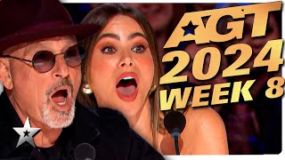 Americas Got Talent 2024 ALL AUDITIONS  Week 8 [upl. by Ahsiekar732]