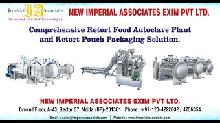 Automatic Autoclave Retort Sterilisation Plant  Ready to Eat Food Retort Machine  Retort Machine [upl. by Yrtnej]