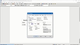 Changing Display Settings in WordPerfect [upl. by Eradis886]