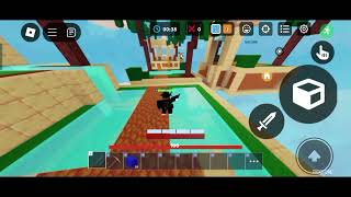 Roblox Bedwars New Mobile creator gameplay [upl. by Bihas504]