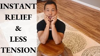 Simple TMJJaw Tension Release Exercise 1 TENSION GONE FOREVER  Feldenkrais Style [upl. by Notffilc128]