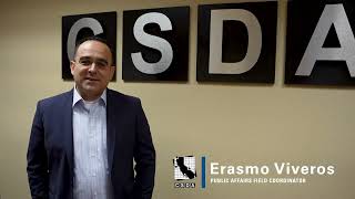 Erasmo VIveros  CSDA Central Network Public Affairs Field Coordinator [upl. by Ahsitel702]