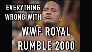 Everything Wrong With WWF Royal Rumble 2000 [upl. by Atiloj]