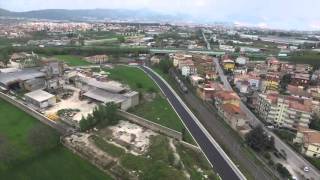 Inseguimento treno con drone [upl. by Ahsilahs]