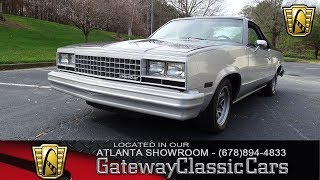 1983 Chevrolet El Camino  Gateway Classic Cars of Atlanta 993 [upl. by Nath]