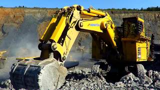 Komatsu PC30006 Loading Blasted Rock [upl. by Ijneb965]