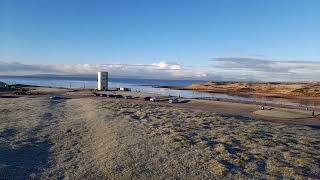 View from top of blue Billy at irvine Beach park Irvine North Ayrshire Scotland [upl. by Nylhsa]