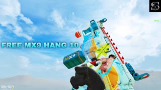 Free MX9  Hang 10 Showcase CODM  Event Free Reward COD MOBILE [upl. by Annoik55]