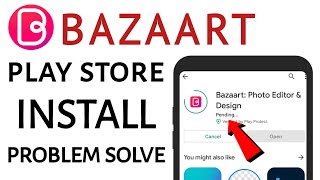 BAZAART app not install download problem solve in play store ios [upl. by Bouzoun]