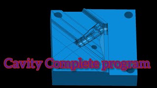 POWERMILL 2024 CAVITY COMPLETE PROGRAM  VMC PROGRAMMING  DELCAM delcam programmingcourse [upl. by Tavis]