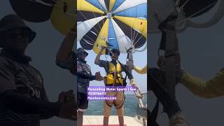 Parasailing Water Sports Activity  Flambe Events amp Hospitality goa pondicherry andaman alibagh [upl. by Tesil]