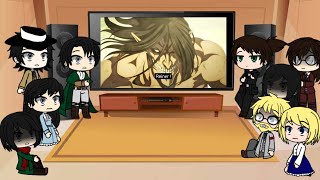 Family Ackerman  family Yeager reacts  Part 2   Aot react to Eren [upl. by Erdnuaed]