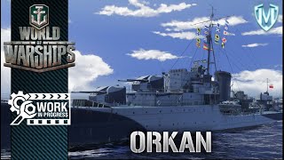 World Of Warships  ORP Orkan WiP [upl. by Gian]