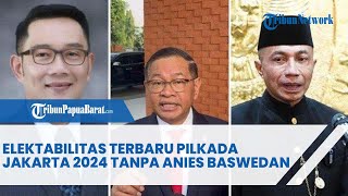 ELEKTABILITAS TERBARU PILKADA JAKARTA 2024 TANPA ANIES BASWEDAN [upl. by Ellinnet334]