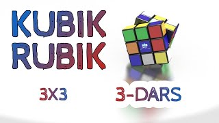 Kubik rubik 3x3 formula  3dars [upl. by Narcho720]