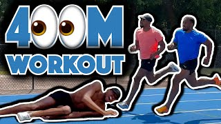 Olympic Champions Vomit Inducing 400m Workout ft Steven Gardiner amp Matthew HudsonSmith [upl. by Notluf]