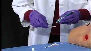 How to apply 3M Tegaderm Pad Film Dressing with NonAdherent Pad [upl. by Aehtla636]