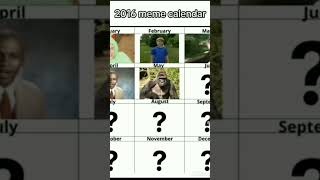 2016 meme calendar memes pls sub MY goal is 50 sub [upl. by Radley283]