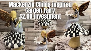 Mackenzie Childs Inspired Garden Fairy  200 DIY  Amazon Surprise bags  Easy DIY [upl. by Dorman]