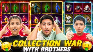 Collection War With Brothers😍😱Who’s Collection Is Best  Free Fire India [upl. by Nedmac782]