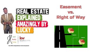 Difference Between Easement and Right of Way  Real Estate Explained 196 [upl. by Meryl]