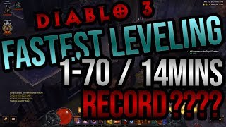 Diablo 3 FASTEST EVER 170 LEVELING RECORD [upl. by Zeiler614]