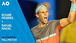 Roger Federer v Rafael Nadal Full Match  Australian Open 2014 Semifinal [upl. by Saxe]