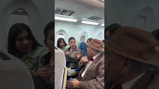 On a longhaul flight two passengers seated side by side unexpectedly found [upl. by Freyah]