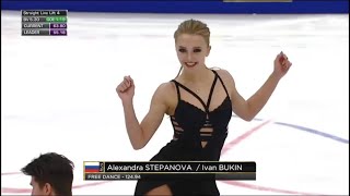 Alexandra Stepanova amp Ivan Bukin Rostelecom Cup 2018 FD CBC [upl. by Regazzi312]