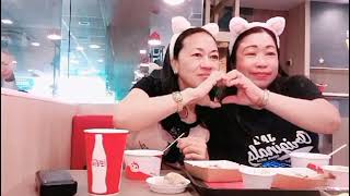 MUKBANG JOLLIBEE PART2 WITH CESS MIX VLOG mukbang jollibeebidaangsaya bonding ofwhk trending [upl. by Narmi]