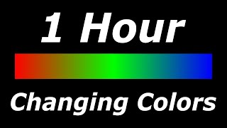 Relaxing 3 Color Changing RedGreenBlue Screen Led Lights 1 Hour [upl. by Leela]