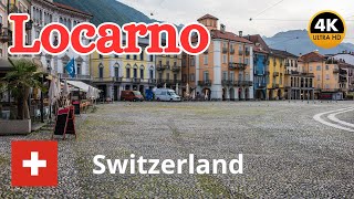 Locarno Switzerland 🇨🇭 4K Walking Tour  July 2024 [upl. by Notreve]