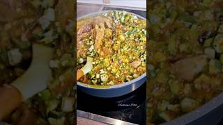 Delicious Okra Stew okrastew nigerianfood shortvideo [upl. by Nillok]