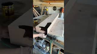 Making a box beam  floating shelf with plywood [upl. by Cutter]