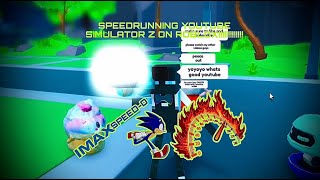 Speedrunning YouTube Simulator Z  Starting Over [upl. by Roede658]