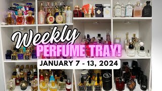 🌟 WEEKLY PERFUME TRAY 🌟 WINTER PERFUMES FOR WOMEN Best Perfumes For Women Best Vanilla Perfumes [upl. by Acisej]