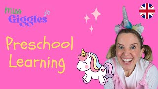 🦄Unicorn Adventures amp Birthday Fun  Sing Count amp Learn with Miss Giggles 🎉 [upl. by Yatnoj100]